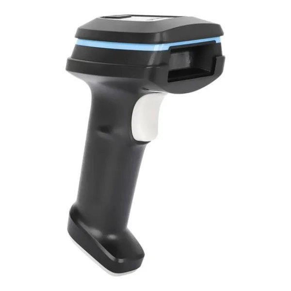 Manhattan 154185 2D Wireless Barcode-Scanner Funk 1D, 2D LED Schwarz Hand-Scanner Funk, USB-A