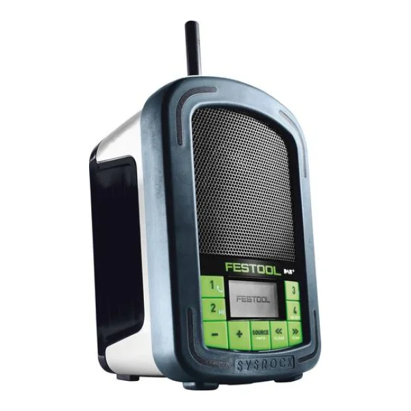 Festool BR 10 DAB+ Baustellenradio FM, DAB+ AUX, Bluetooth®, USB