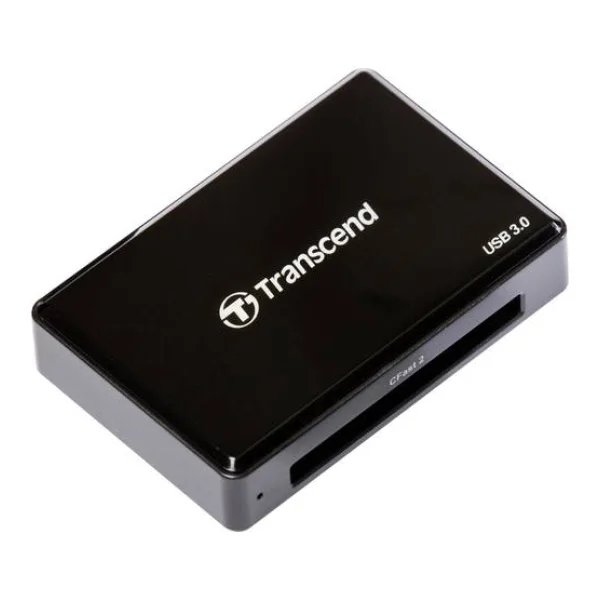 Transcend RDF2 Externer Speicherkartenleser USB-A (USB 3.1 Gen 1) Schwarz