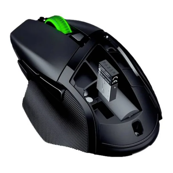 RAZER Basilisk V3 X HyperSpeed Ergonomische Gaming-Maus Bluetooth® Optisch Schwarz 7 Tasten 18000 dpi Ergonomisch