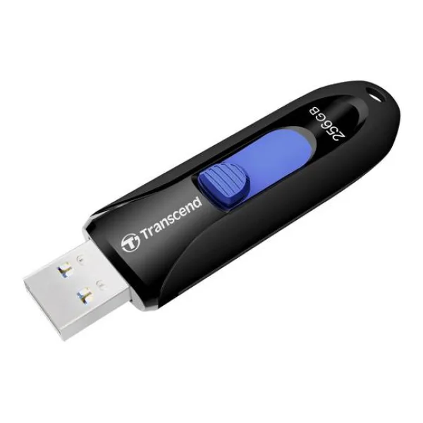 Transcend JetFlash® 790 USB-Stick 256GB Schwarz, Blau TS256GJF790K USB-A (USB 3.1 Gen 1)