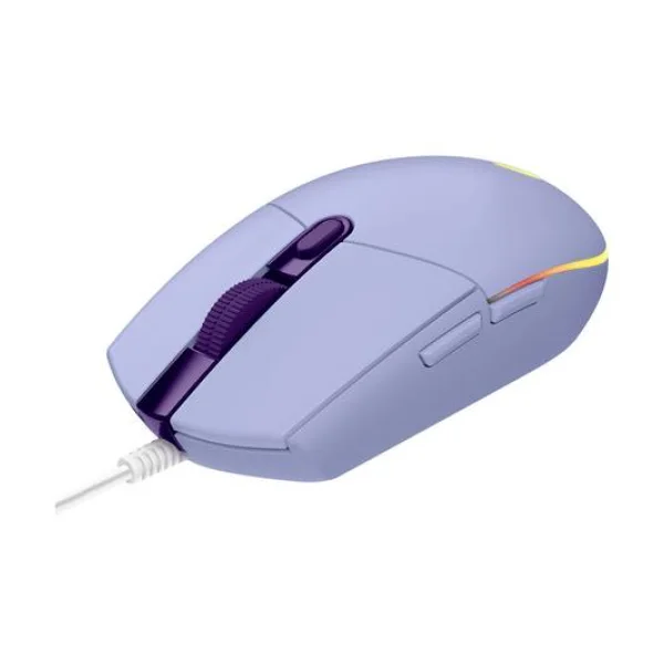 Logitech G203 LIGHTSYNC Gaming-Maus Kabelgebunden Lila 6 Tasten