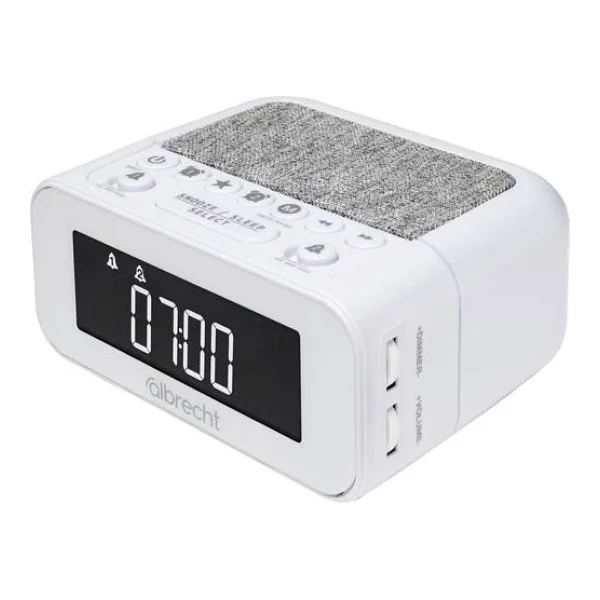 Albrecht DR 451 Radiowecker DAB+, UKW Weiß