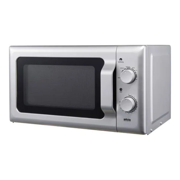 Silva Homeline MWU 20.4 Mikrowelle Silber 700W Unterbaufähig, Timerfunktion