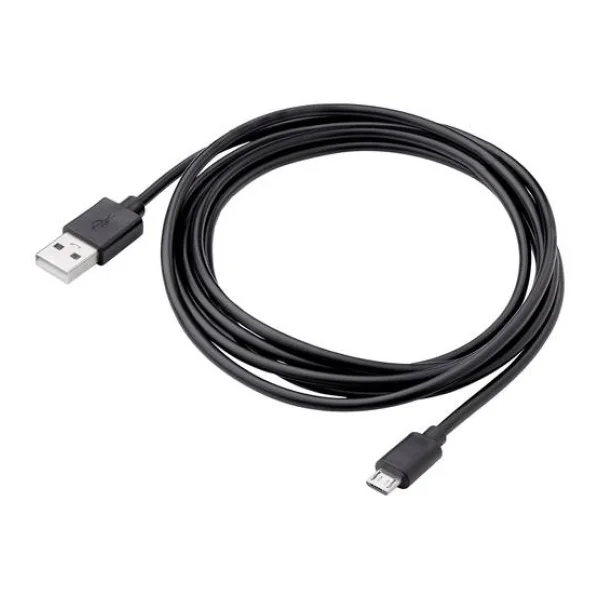 Akyga USB-Kabel USB-A Stecker, USB-Micro-B Stecker 1.80m Schwarz AK-USB-01