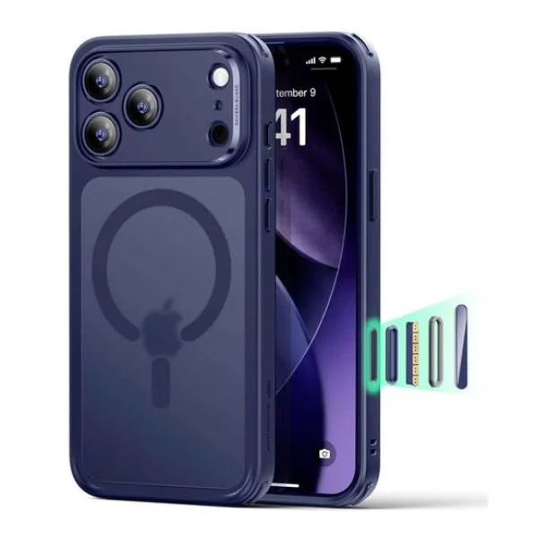 ESR Case Apple iPhone 17 Pro Blau, Transparent MagSafe kompatibel 1A86300401